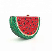 Load image into Gallery viewer, Crystal Watermelon Clutch