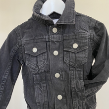 Load image into Gallery viewer, A Custom Denim Jacket: Charcoal Black