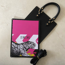 Load image into Gallery viewer, Upcycled/Repurposed Crossbody Bag (print 7) $200