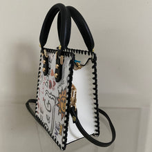 Load image into Gallery viewer, Mini Upcycled/Repurposed Bag (Print 7) $150