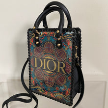 Load image into Gallery viewer, Upcycled/Repurposed Crossbody Bag (print 3) $220