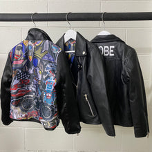 Load image into Gallery viewer, Boys Reversible Leather/Bomber Jacket