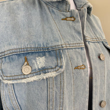 Load image into Gallery viewer, Adult Custom Denim Jacket: Faded Blue