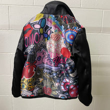 Load image into Gallery viewer, Girls Reversible Leather/Bomber Jacket