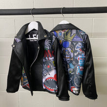 Load image into Gallery viewer, Boys Reversible Leather/Bomber Jacket