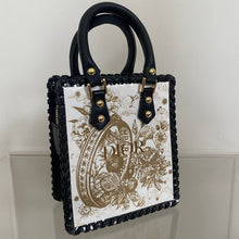Load image into Gallery viewer, Mini Upcycled/Repurposed Bag (Print 1) $180