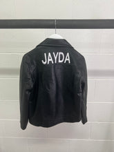 Load image into Gallery viewer, Girls Reversible Leather/Bomber Jacket