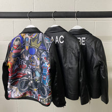 Load image into Gallery viewer, Boys Reversible Leather/Bomber Jacket