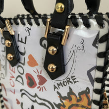 Load image into Gallery viewer, Mini Upcycled/Repurposed Bag (Print 7) $150