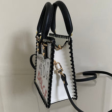 Load image into Gallery viewer, Mini Upcycled/Repurposed Bag (Print 8) $150