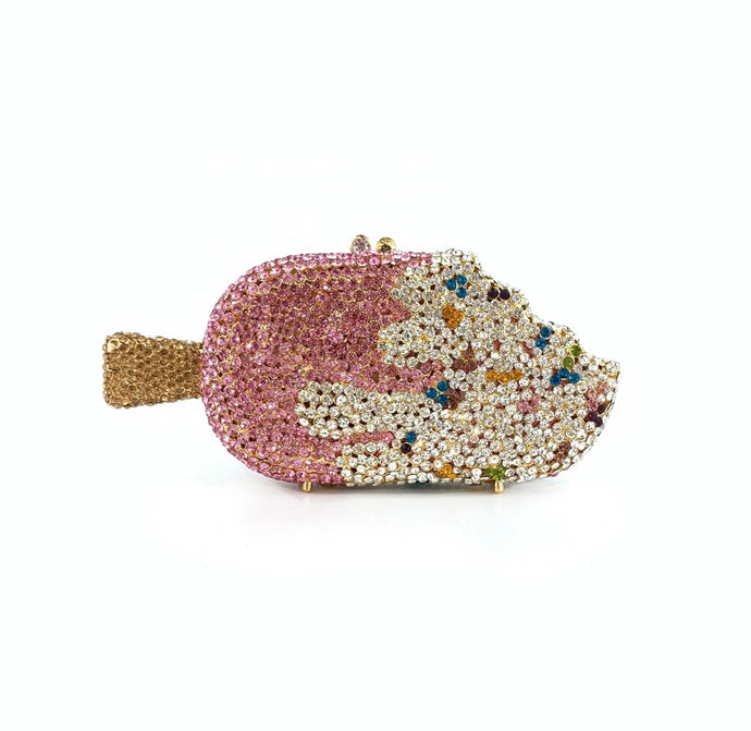 Crystal Ice-Cream Clutch