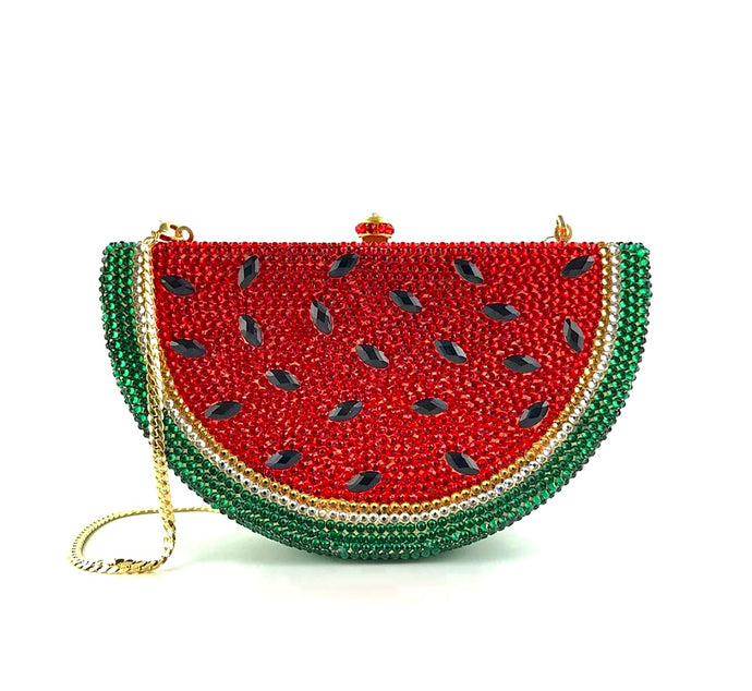 Crystal Watermelon Clutch