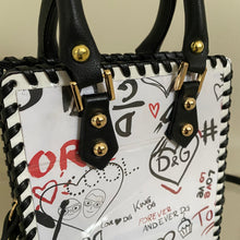 Load image into Gallery viewer, Mini Upcycled/Repurposed Bag (Print 8) $150
