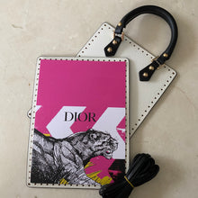 Load image into Gallery viewer, Upcycled/Repurposed Crossbody Bag (print 7) $200

