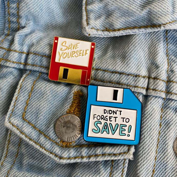 Floppy Disk Pins