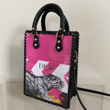 Load image into Gallery viewer, Upcycled/Repurposed Crossbody Bag (print 7) $200
