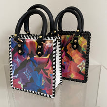 Load image into Gallery viewer, Mini Upcycled/Repurposed Bag (Print 3) $180
