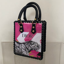 Load image into Gallery viewer, Mini Upcycled/Repurposed Bag (Print 2) $180
