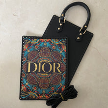 Load image into Gallery viewer, Upcycled/Repurposed Crossbody Bag (print 3) $220
