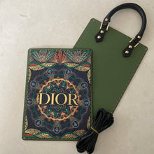 Load image into Gallery viewer, Upcycled/Repurposed Crossbody Bag (print 4) $220
