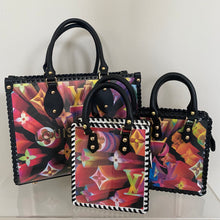 Load image into Gallery viewer, Custom Tote Upcycled/Repurposed Bag RRP $200
