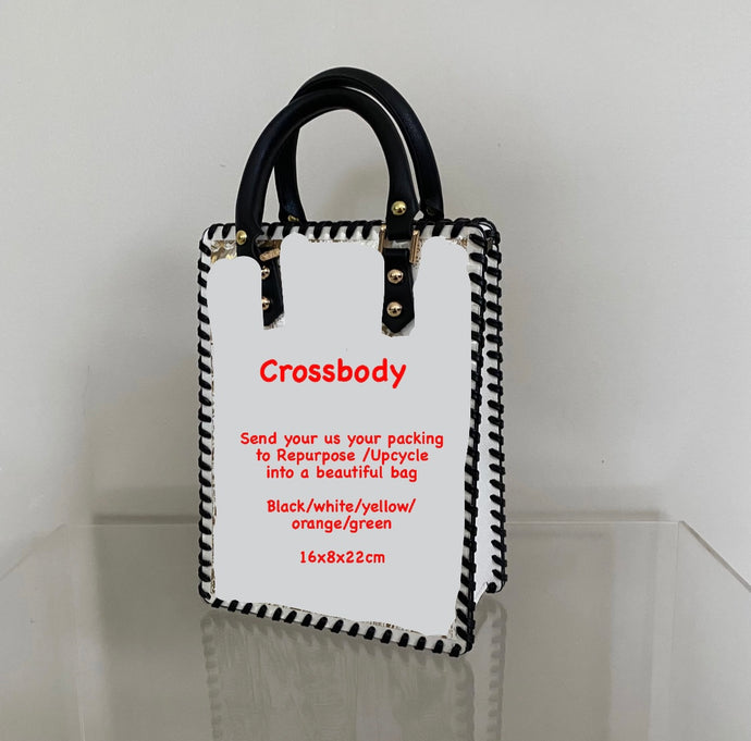 Custom Crossbody Upcycled/Repurposed Bag RRP $150
