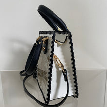 Load image into Gallery viewer, Mini Upcycled/Repurposed Bag (Print 1) $180
