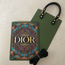 Load image into Gallery viewer, Upcycled/Repurposed Crossbody Bag (print 3) $220
