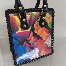 Load image into Gallery viewer, Mini Upcycled/Repurposed Bag (Print 3) $180
