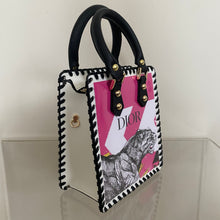 Load image into Gallery viewer, Mini Upcycled/Repurposed Bag (Print 2) $180
