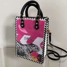 Load image into Gallery viewer, Upcycled/Repurposed Crossbody Bag (print 7) $200
