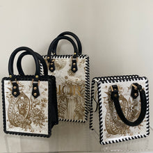 Load image into Gallery viewer, Custom Mini Upcycled/Repurposed Bag RRP $125

