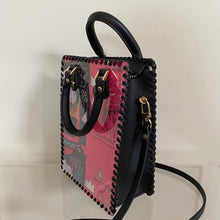 Load image into Gallery viewer, Upcycled/Repurposed Crossbody Bag (print 1) $320
