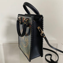 Load image into Gallery viewer, Upcycled/Repurposed Crossbody Bag (print 4) $220
