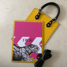 Load image into Gallery viewer, Upcycled/Repurposed Crossbody Bag (print 7) $200
